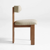 Minilamist Design Ash Wood Frame Optional Fabric Accent Chairs Wooden Chair Modern Luxury for Dining Room