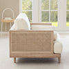 Ahlea 41.8'' W Natural Cane Upholstered Armchair