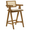 Alphild Upholstered Counter Stool with Solid Wood Frame (Set of 2)