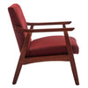 Banassak 28.5" Wide Fabric Tufted Armchair With Solid Wood Frame