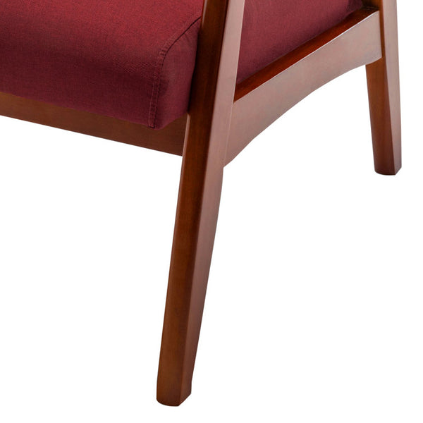 Banassak 28.5" Wide Fabric Tufted Armchair With Solid Wood Frame
