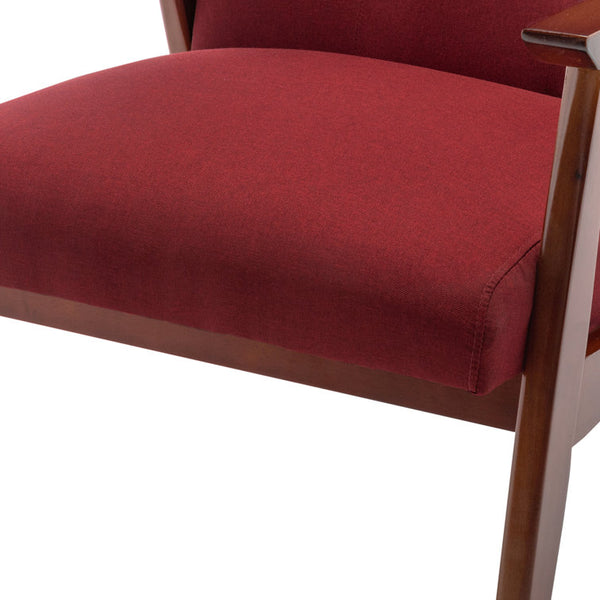 Banassak 28.5" Wide Fabric Tufted Armchair With Solid Wood Frame