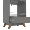 Boahaus Belfast Mini Bar Cabinet, 1-Shelf, 1-Drawers, Cup Holder