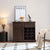 Buffet Cabinet with Storage Sideboard, Wine Bar Cabinet with Removable Wine Racks, Coffee Bar Cabinet with Adjustable Shelf