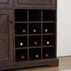 Buffet Cabinet with Storage Sideboard, Wine Bar Cabinet with Removable Wine Racks, Coffee Bar Cabinet with Adjustable Shelf