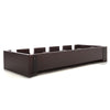 Cheever 5 Bottle Wall Mounted Wine Bottle & Glass Rack in Espresso