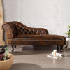 Chesterfield Vintage Brown Leather Lounge #5