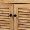 Coolidge Modern & Contemporary 5-Shelf Wood Shoe Storage Cabinet