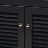 Copper Grove Zdolbuniv Dark Grey 4-shelf Shoe Storage Cabinet