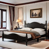 Desirree Retro Style Platform Bed with Wooden Slat Support