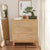 Fayola Rustic Farmhouse Three Drawer Dresser, Mid Century 3 Drawer Nightstand