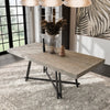 Furniture of America Evrena Modern 7-Piece Black Solid Wood Dining Set