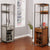 Soby Contemporary Metal 6-bottle Wine Rack with Shelves by Furniture of America