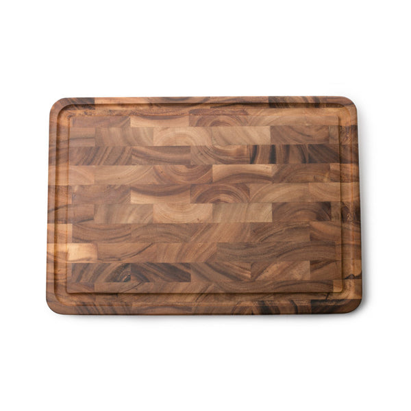 Gourmet Acacia Wood End Grain Prep Cutting Board