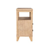 Handmade Wood 2-Drawer Nightstand with Open Shelf by East at Main
