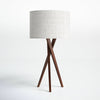 Harcourt Solid Wood Tripod Lamp