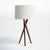 Harcourt Solid Wood Tripod Lamp