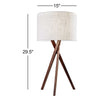 Harcourt Solid Wood Tripod Lamp