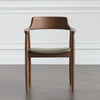 Modern Simple Wooden Frame High Density Foam Seat Dining Chair for Restaurant Dining Room