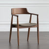 Modern Simple Wooden Frame High Density Foam Seat Dining Chair for Restaurant Dining Room