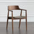 Modern Simple Wooden Frame High Density Foam Seat Dining Chair for Restaurant Dining Room
