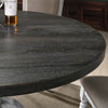 Roundhill Furniture Iris Weathered White Wood 5-Piece Dining Set