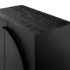 Iris Wooden Accent Cabinet, Sideboard Credenza or TV Stand with Arched Cabinet Doors and Adjustable Shelves