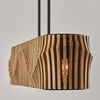 Kingsland 6 - Light Kitchen Island Linear Pendant with Wood Accents