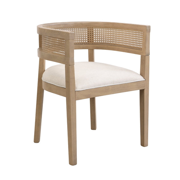 Lythor 7pc Dining Set with Cushioned Seats, Cane Rattan Webbing, Rubberwood by Christopher Knight Home