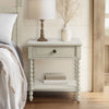 Madison Park Signature Beckett Turned Wood Spindle Nightstand with Drawer & Shelf