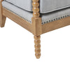 Madison Park Donohue Turned Wood Frame Armchair