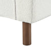 Maloa Upholstered Oversized Teddy Accent Chair with Walnut Legs by Christopher Knight Home