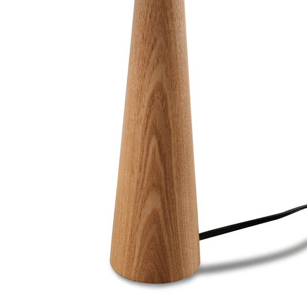 Manveen 20" Natural Solid Wood Table Lamp (Set of 2)
