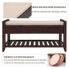 Merax Multipurpose Storage Bench Shoe Rack with Cushioned Seat and Drawers