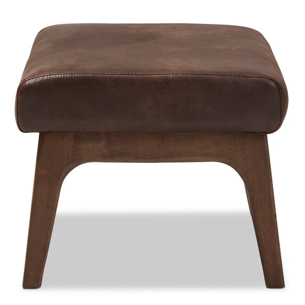 Mid-Century Ottoman by Baxton Studio