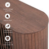 Mid-Century Modern Wooden Sideboard with Slatted Design, Perfect for Living Room, Bedroom, and Hallway
