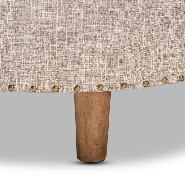 Modern and Contemporary Fabric Cocktail Ottoman