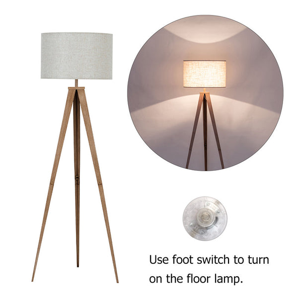 Nalan 61.4'' Tripod Floor Lamp