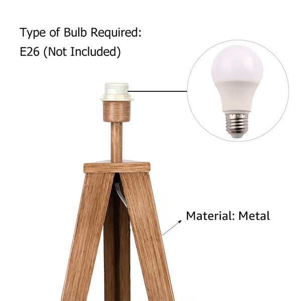 Nalan 61.4'' Tripod Floor Lamp