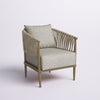 Odessa Solid Wood Upholstered Armchair