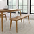 Plank and Beam Mid-Century Modern Dining Bench - 59"