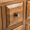 SAFAVIEH Milenija Oak Finish Storage Sideboard - 45.7" x 15" x 34"