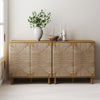 Shellie 31" Wide Rubberwood Wood Sideboard Set or TV Stand