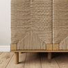 Shellie 31" Wide Rubberwood Wood Sideboard Set or TV Stand