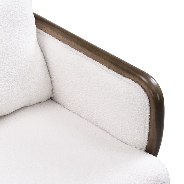 Sherpa Fabric Accent Chairs (Set of 2)