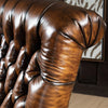 Nordic Leather Chesterfield Single Seater Sofa
