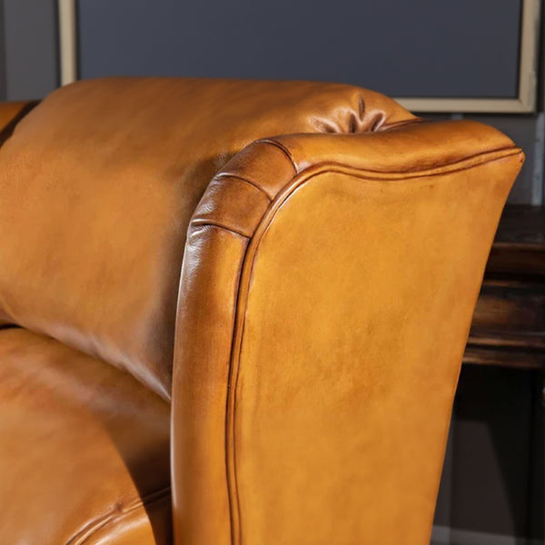 Nardo Leather Single Seater Sofa