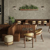 21st Rattan Spencer Dining Chair Wood Handmade in Portugal by Wood Tailors
