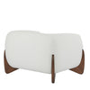Tina Modern Upholstered Boucle Arm Club Chair by Christopher Knight Home