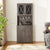 Wine Bar Cabinet with Wine Rack, Coffee Bar Cabinet with Glass Cabinet Doors, Kitchen Cabinet with Open Storage Shelves